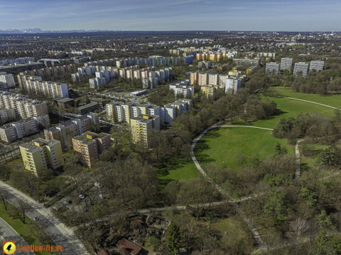 20.03.2024 - Ostpark mit Umgebung in Neuperlach un dBer am Laim
